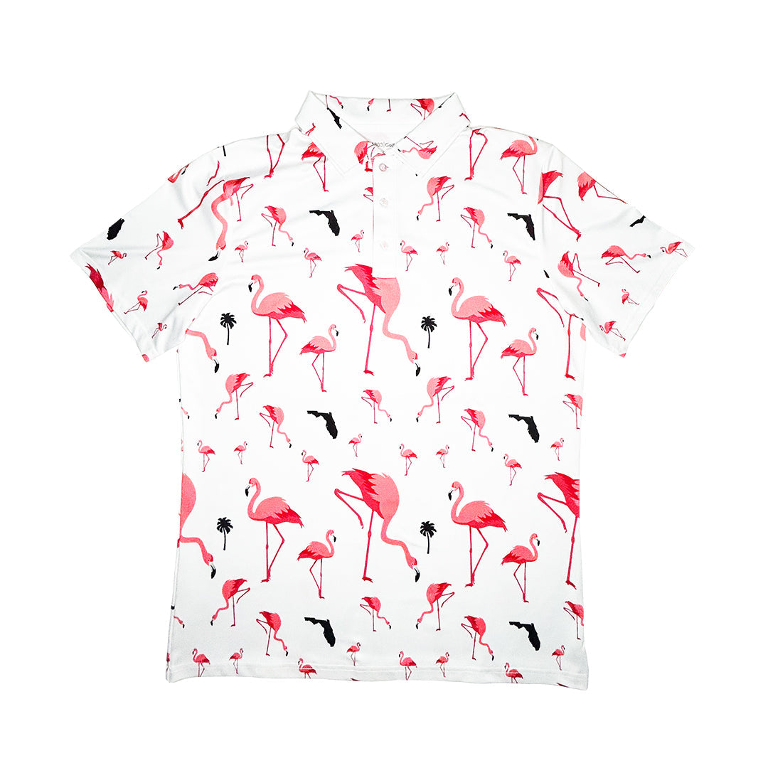 Florida Flamingo Golf Shirt 1803 Sports from 1803 Sports