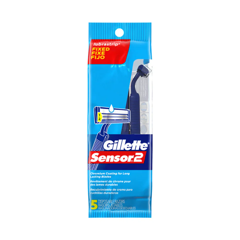 Gillette  Razors Sensor 2 5 ct From Mexmax INC.