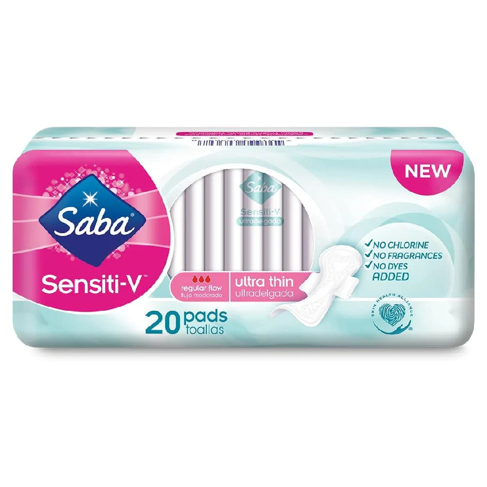 Saba Sensiti-V Ultrathin Regular 16 units (20 ct/unit) From Mexmax INC.