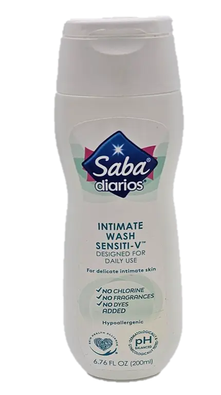 Saba Sensiti-V Intimate Soap 6 units (6.76 oz/unit) From Mexmax INC.
