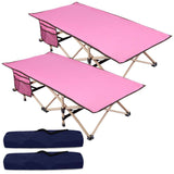 Folding Kids Cot for Sleeping,Blue Pink Navy From Redcamp