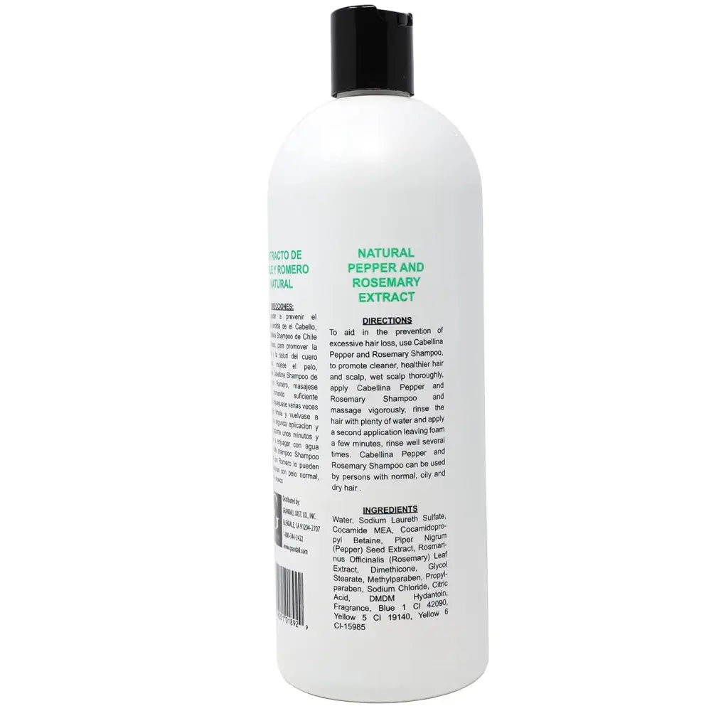 Cabellina Shampoo Chile 32 oz from Mexmax INC.