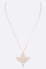 Cubic Zirconia Cowboy Hat Pendant Necklace from My Pampered Life Seattle