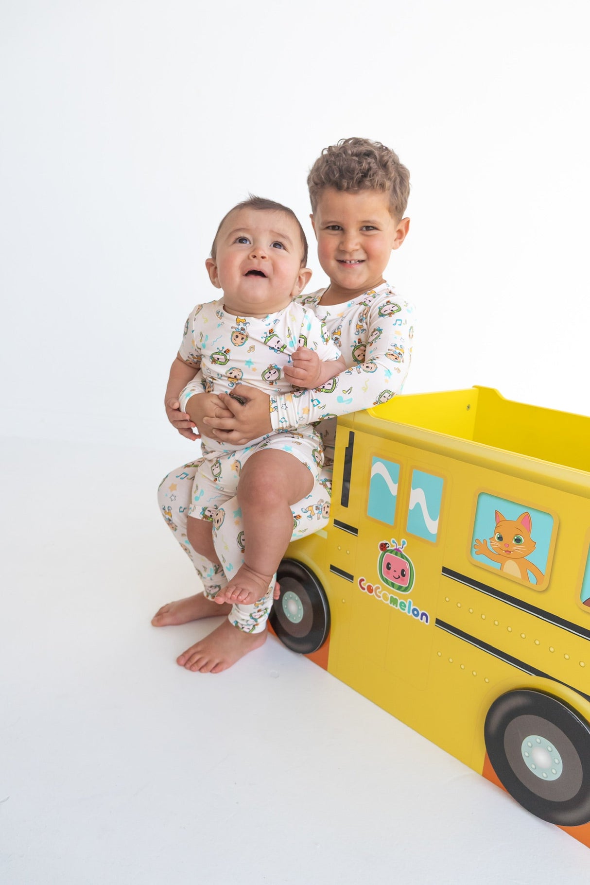 Dream Big Little Co x CoComelon JJ MUSICAL MELON DREAM SHORT SET from DREAM BIG LITTLE CO