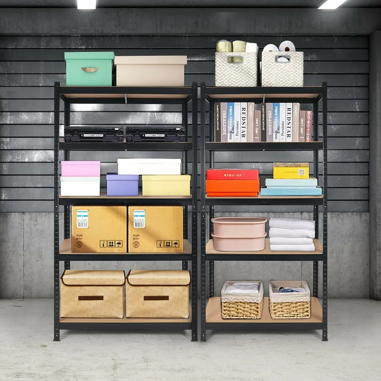 REDCAMP 5 Tier Adjustable Garage Shelving Unit From Redcamp