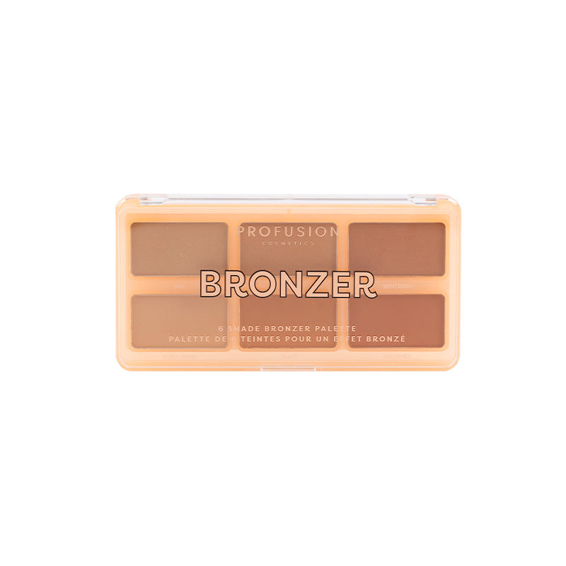 Bronzer 6 Shade Face Palette from Profusion Cosmetics
