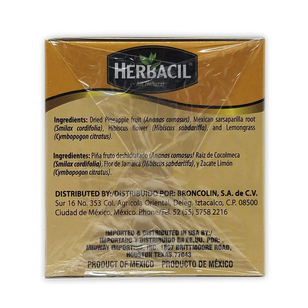 Herbacil Pineapple Tea / Pi? 6 units (25 ct/unit) From Mexmax INC.