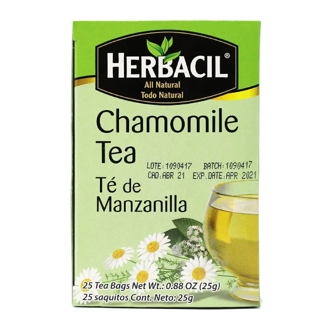Herbacil Chamomile Tea / Manzanilla 6 units (25 ct/unit) From Mexmax INC.