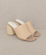 Oasis Society Serena - Studded Raffia Slide Heel from My Pampered Life Seattle