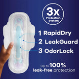 Always Ultra Thin Size 4 Overnight W/Wings 16 ct From Mexmax INC.