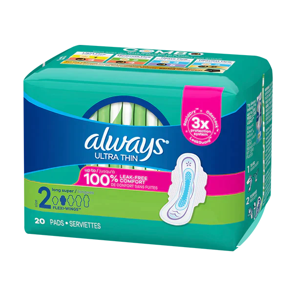 Always Ultra Thin Super Long W/Wing 20 ct From Mexmax INC.