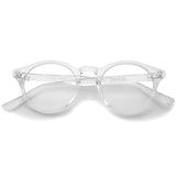 Vintage European Clear Lens Small Round Glasses 8403 from zeroUV