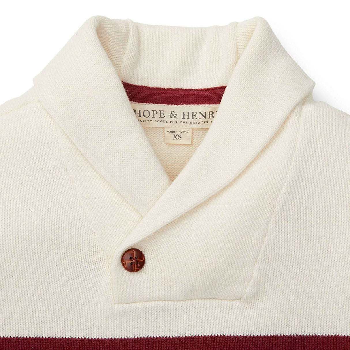 Shawl Collar Organic Sweater - Baby from Hope & Henry