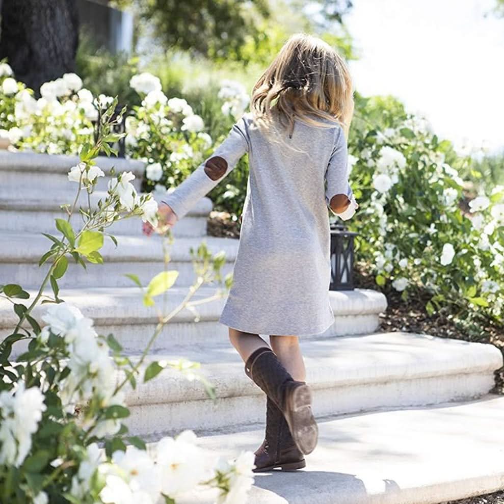 Quilted Ponte Riding Dress - Baby from Hope & Henry