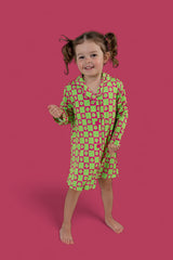 WILD DAISY CHECKERS GIRL'S DREAM GOWN from DREAM BIG LITTLE CO