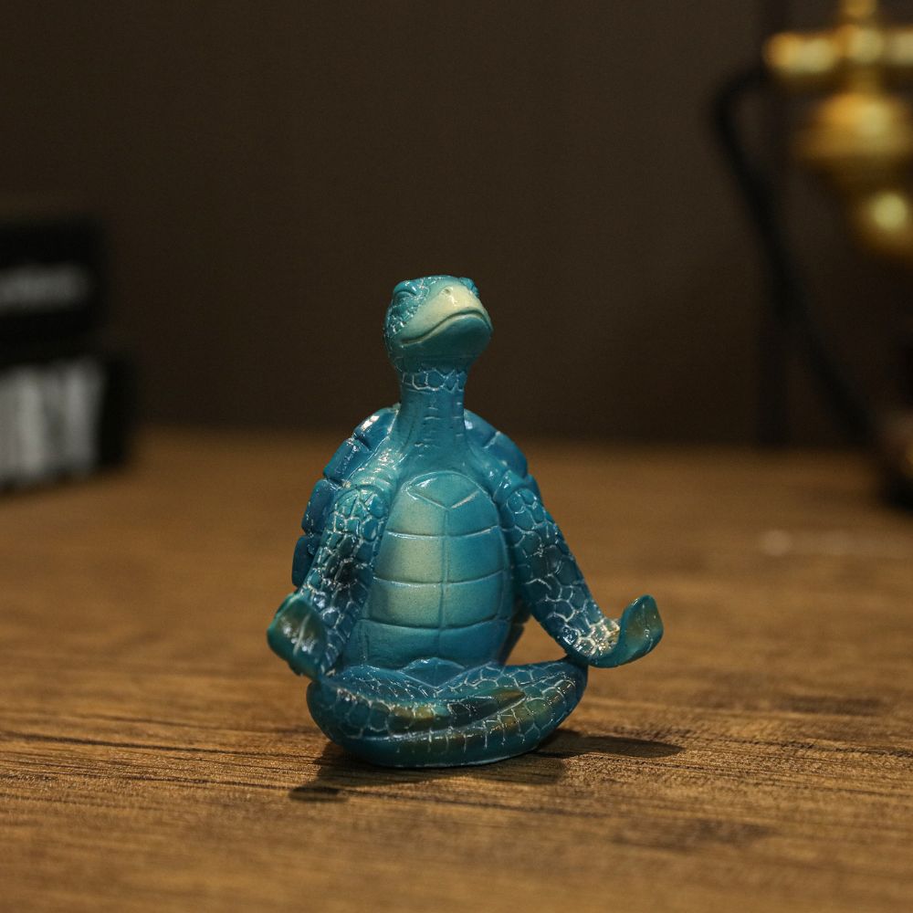 Yoga Turtle Statues from Moderny