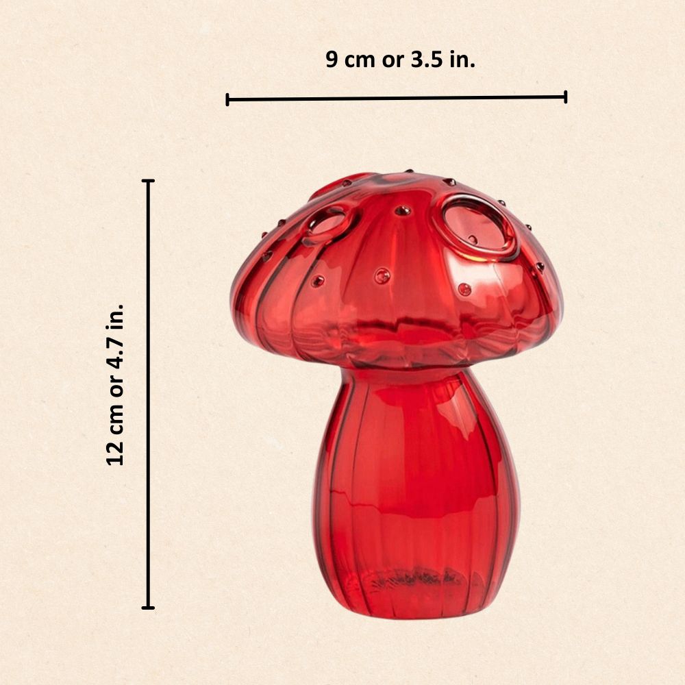 Vibrant Mushroom Glass Vases from Moderny