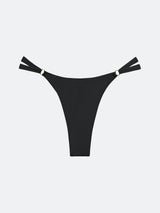 KIAWAH BIKINI BOTTOM - BLACK From ELYSIIAN