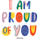 50 Unique Self-Affirmation Post-it Notes from Kind Lips