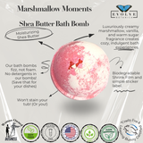 Bath Bomb - Marshmallow Moments (Valentine's Day - Holiday) from Evolve Botanica