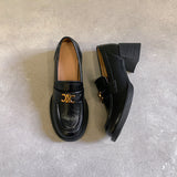 Round Toe Block Heel Loafers from My Pampered Life Seattle