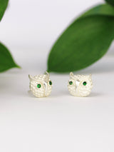 Azia Owl Stud Earrings from Ash & Rose