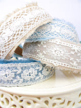 Clara Lace and Linen Headband from Ash & Rose