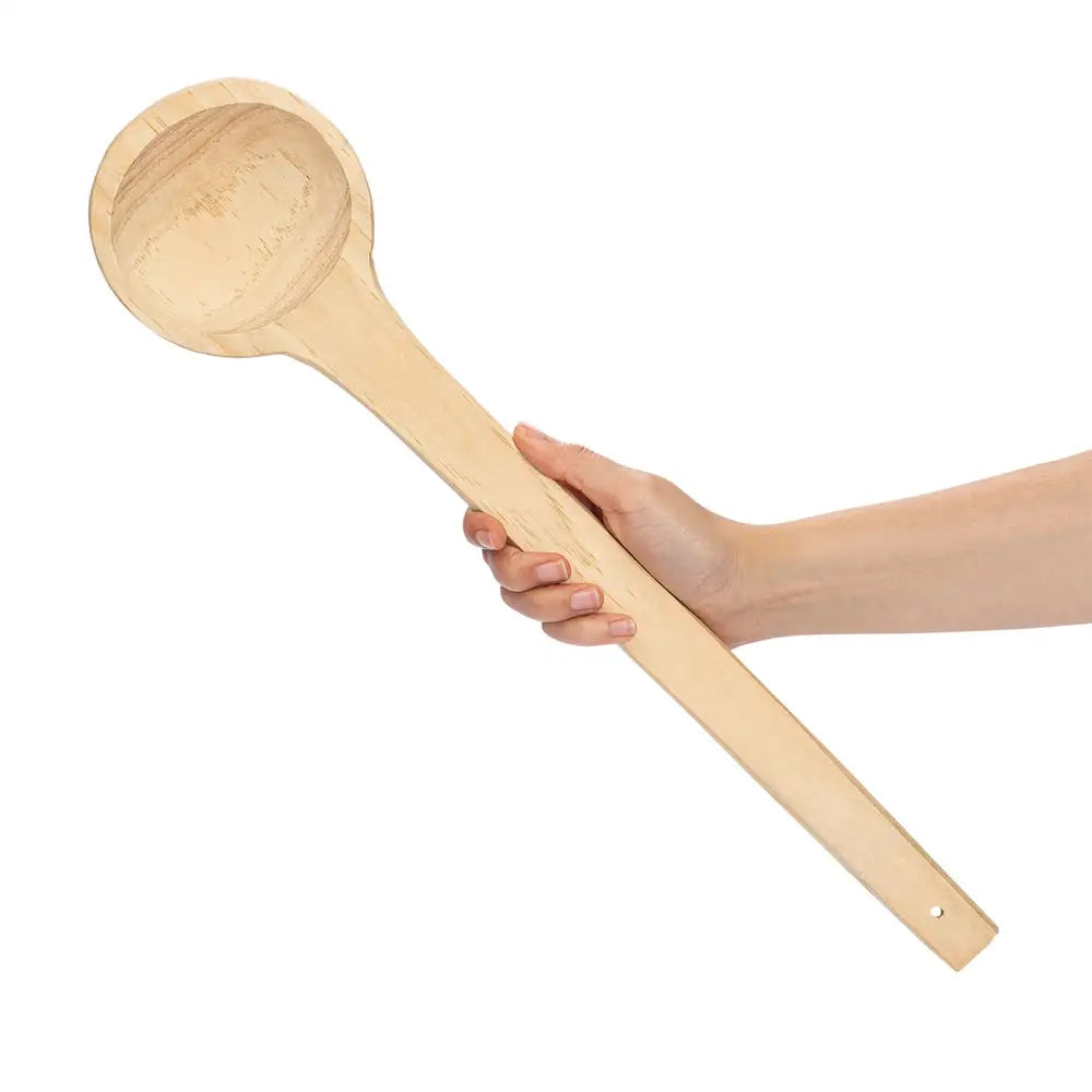 Wooden Spoon, Cuchara De Madera Medium 6 units (18"/unit) From Mexmax INC.
