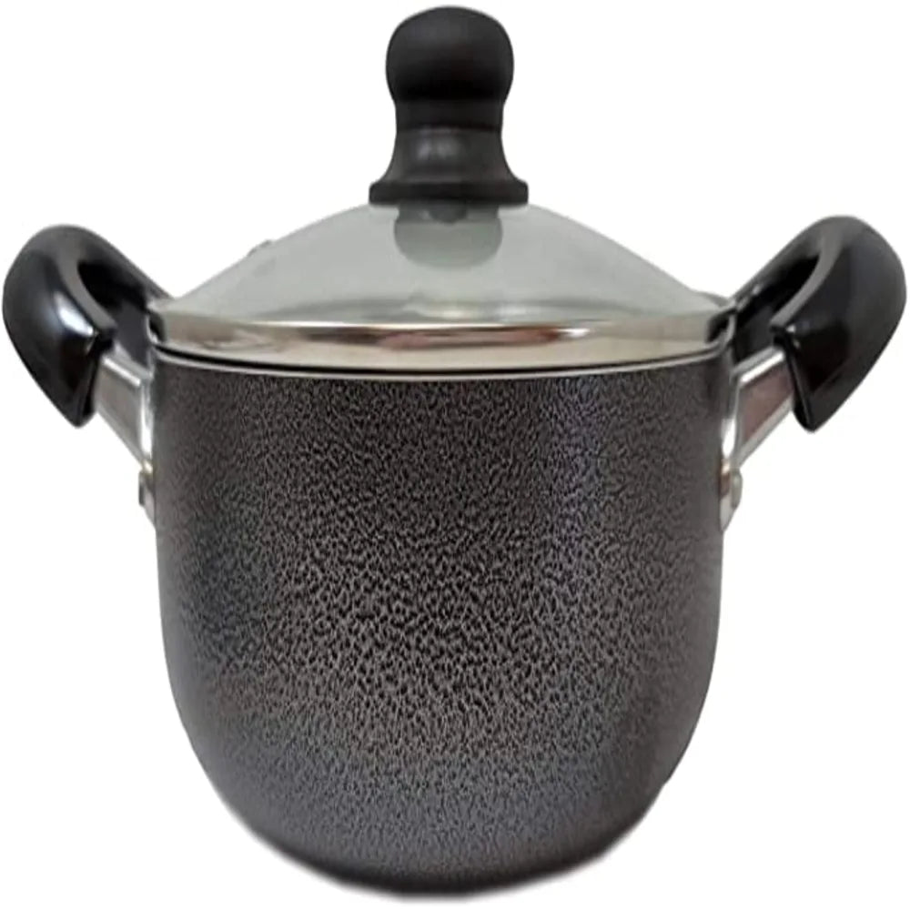 Dutch Oven w/ Glass Lid Heavy Duty Gray 2 qrt from Mexmax INC.