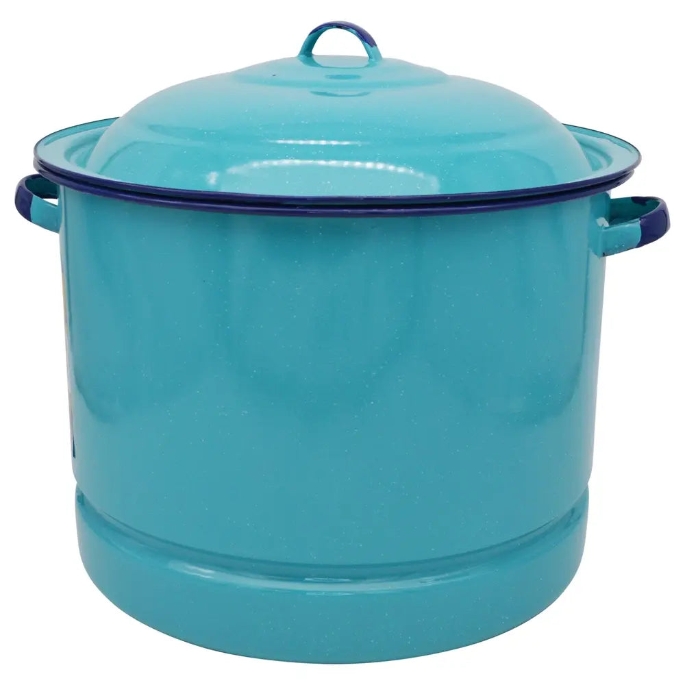 Cinsa Steamer Pot Turquoise 34 qrt From Mexmax INC.