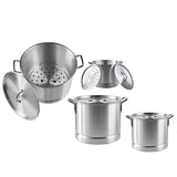 Imusa Aluminum Steamer Set (8, 12, 16, 20 qrt) 4 Pot Set From Mexmax INC.