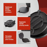 Victoria Tortilla Press Cast Iron Preseasoned 8" from Mexmax INC.