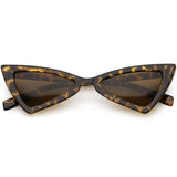 Women's Fashion Retro Triangle Cat Eye Sunglasses C570 from zeroUV