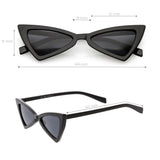 Women's Fashion Retro Triangle Cat Eye Sunglasses C570 from zeroUV
