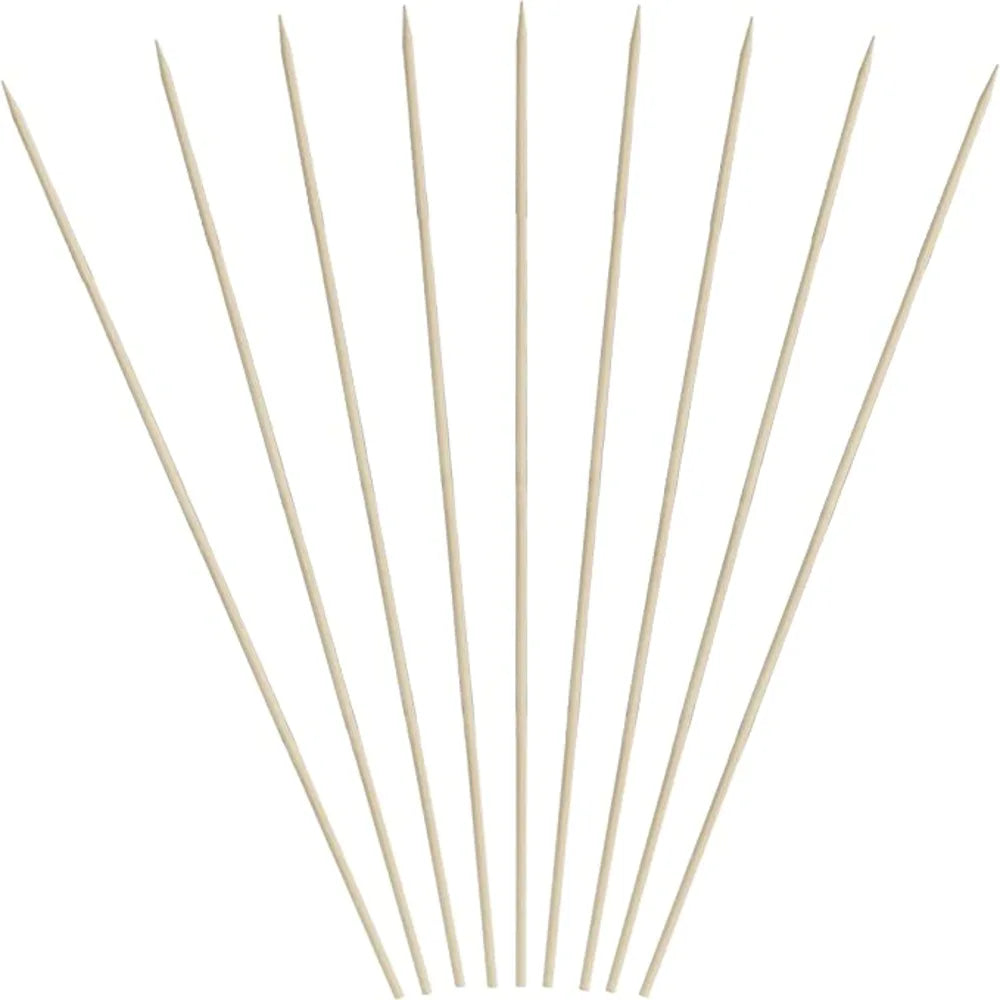 Bamboo Skewers 10" - 16 units (100 pc/unit) from Mexmax INC.