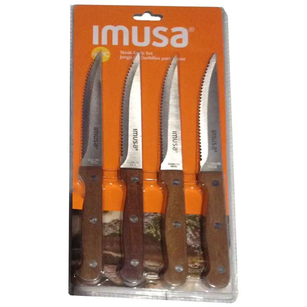 Imusa Steak Knife Set 4 pc from Mexmax INC.