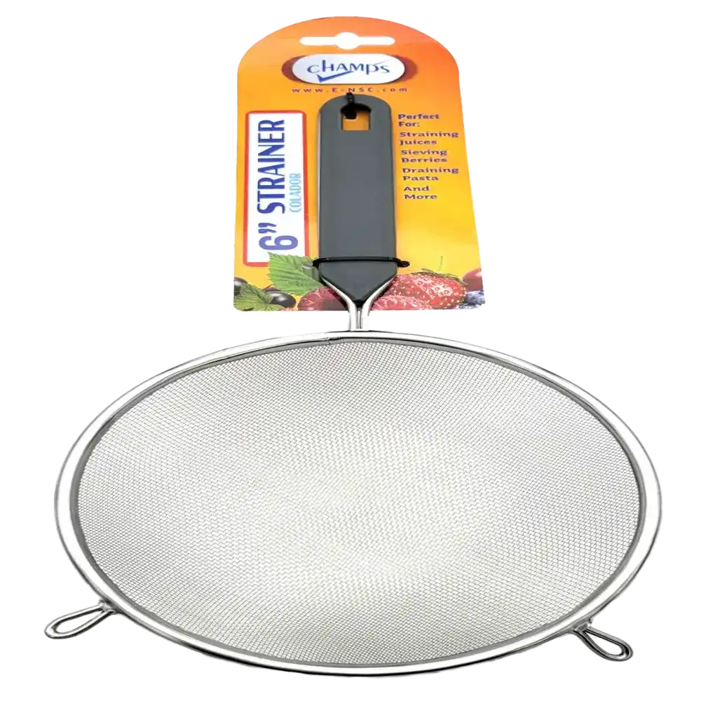 Champs Heavy Duty SS Strainer/ Colador 6" from Mexmax INC.