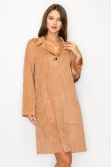 Aria Stretch Suede Dress from Joh Apparel