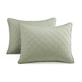 Ava Diamond Oversized Cotton Quilt Set from LushDecor