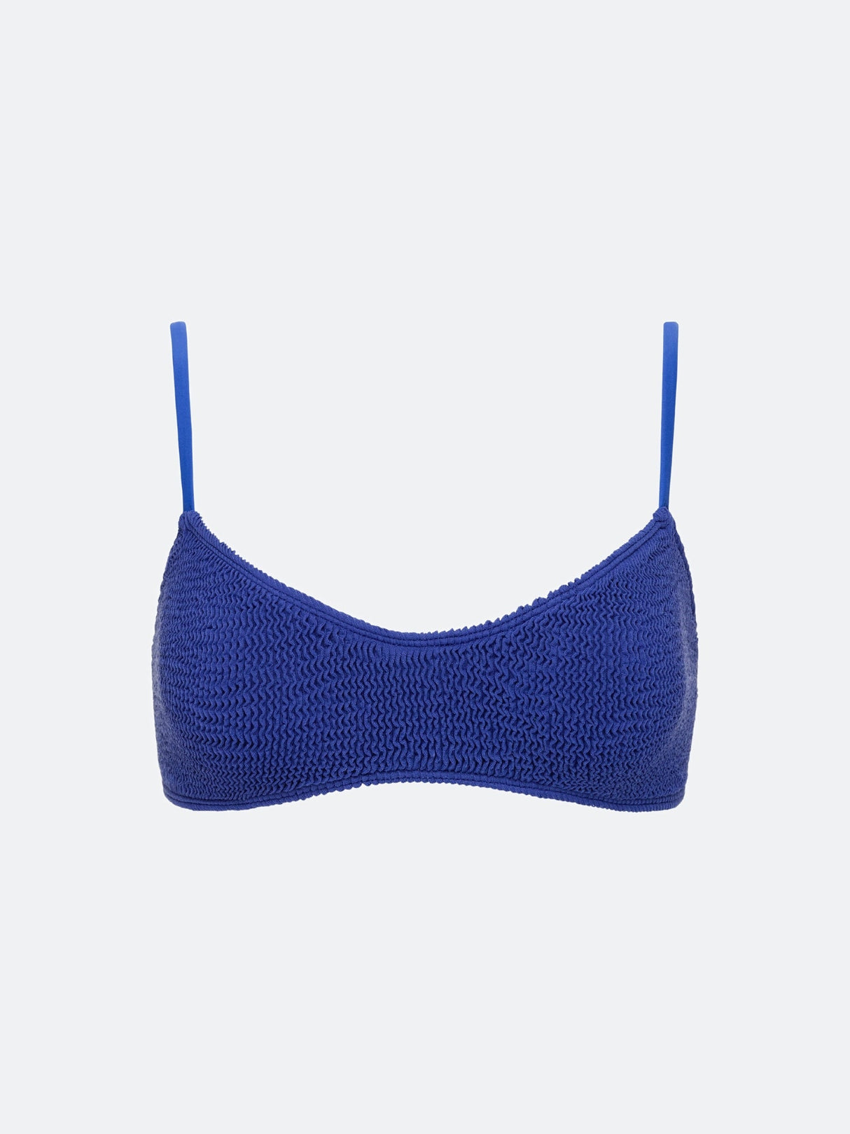 BALBOA LOW SCOOP BIKINI TOP - SAPPHIRE from ELYSIIAN