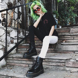 Women's Retro Flat Angle Colored Lens Black Frame Sunglasses C511 from zeroUV