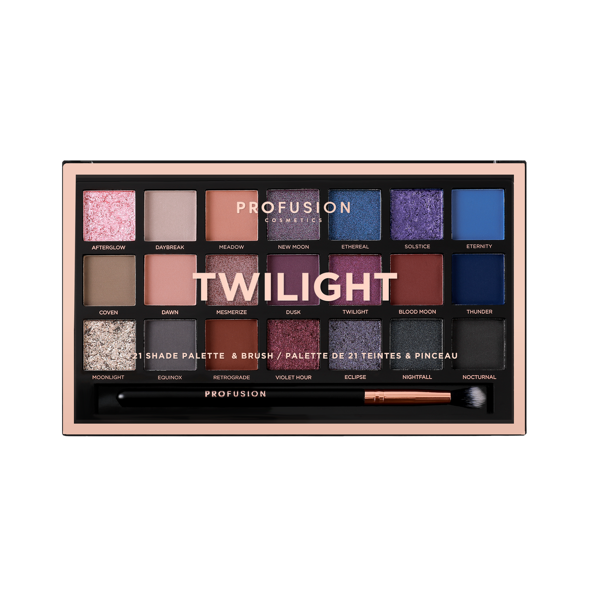 Artistry 21 Shade Palette | Twilight Hour from Profusion Cosmetics