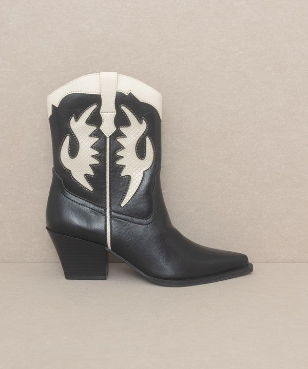 OASIS SOCIETY Houston - Layered Panel Cowboy Boots from My Pampered Life Seattle
