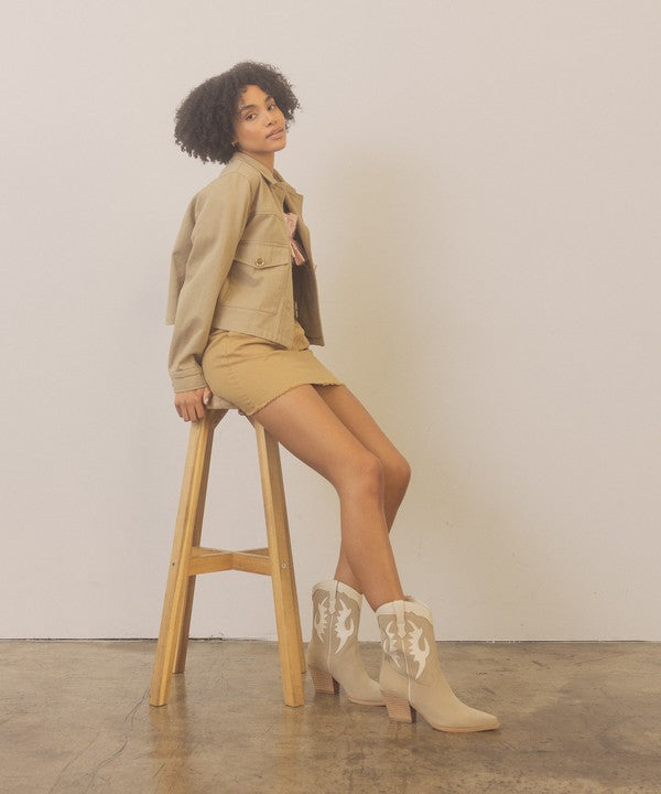 OASIS SOCIETY Houston - Layered Panel Cowboy Boots from My Pampered Life Seattle