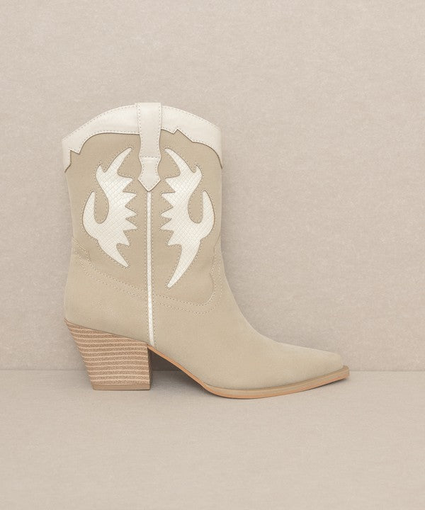 OASIS SOCIETY Houston - Layered Panel Cowboy Boots from My Pampered Life Seattle