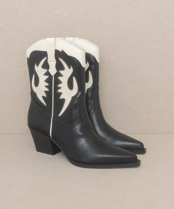OASIS SOCIETY Houston - Layered Panel Cowboy Boots from My Pampered Life Seattle
