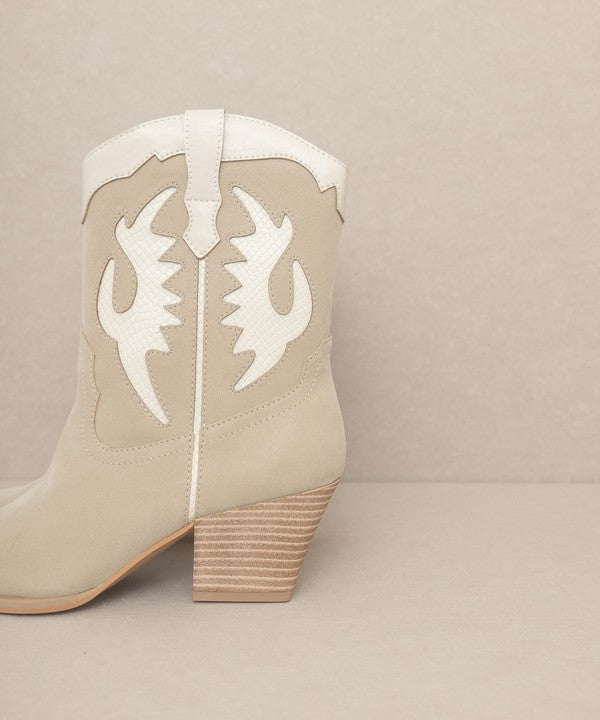 OASIS SOCIETY Houston - Layered Panel Cowboy Boots from My Pampered Life Seattle