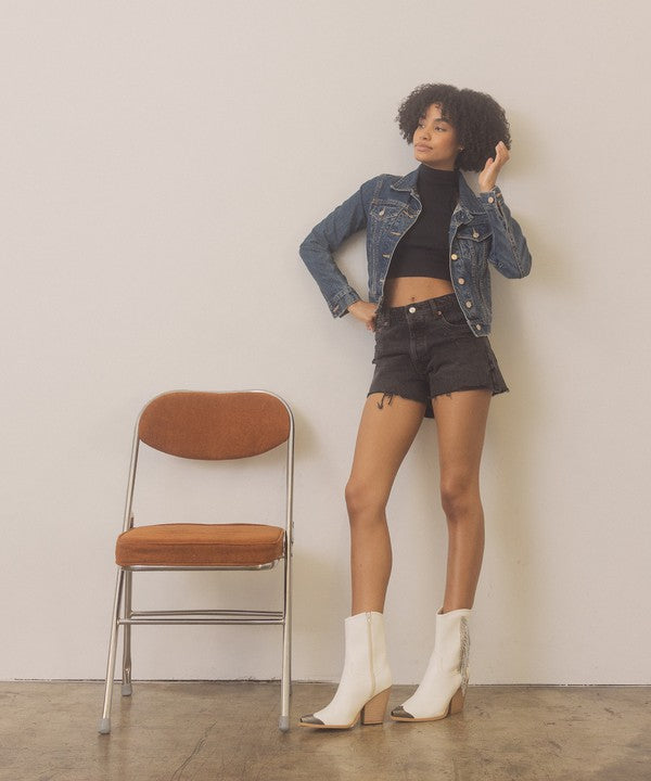 OASIS SOCIETY Kai - Rhinestone Fringe Boots from My Pampered Life Seattle