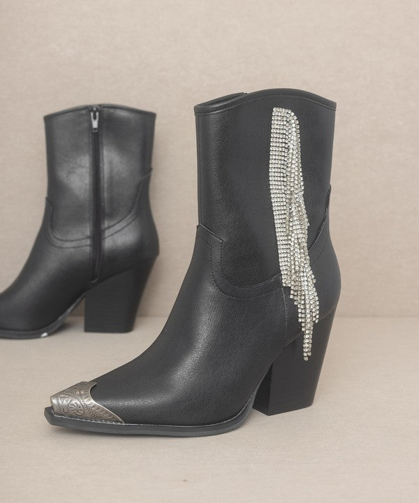 OASIS SOCIETY Kai - Rhinestone Fringe Boots from My Pampered Life Seattle
