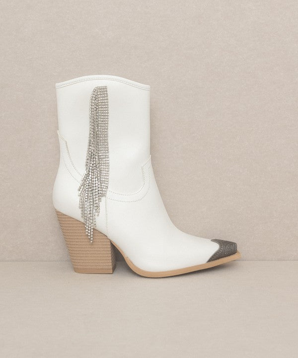 OASIS SOCIETY Kai - Rhinestone Fringe Boots from My Pampered Life Seattle